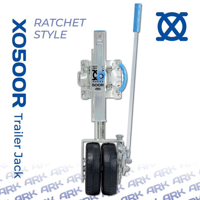 XO500R Dual Wheel Ratchet Jockey Wheel