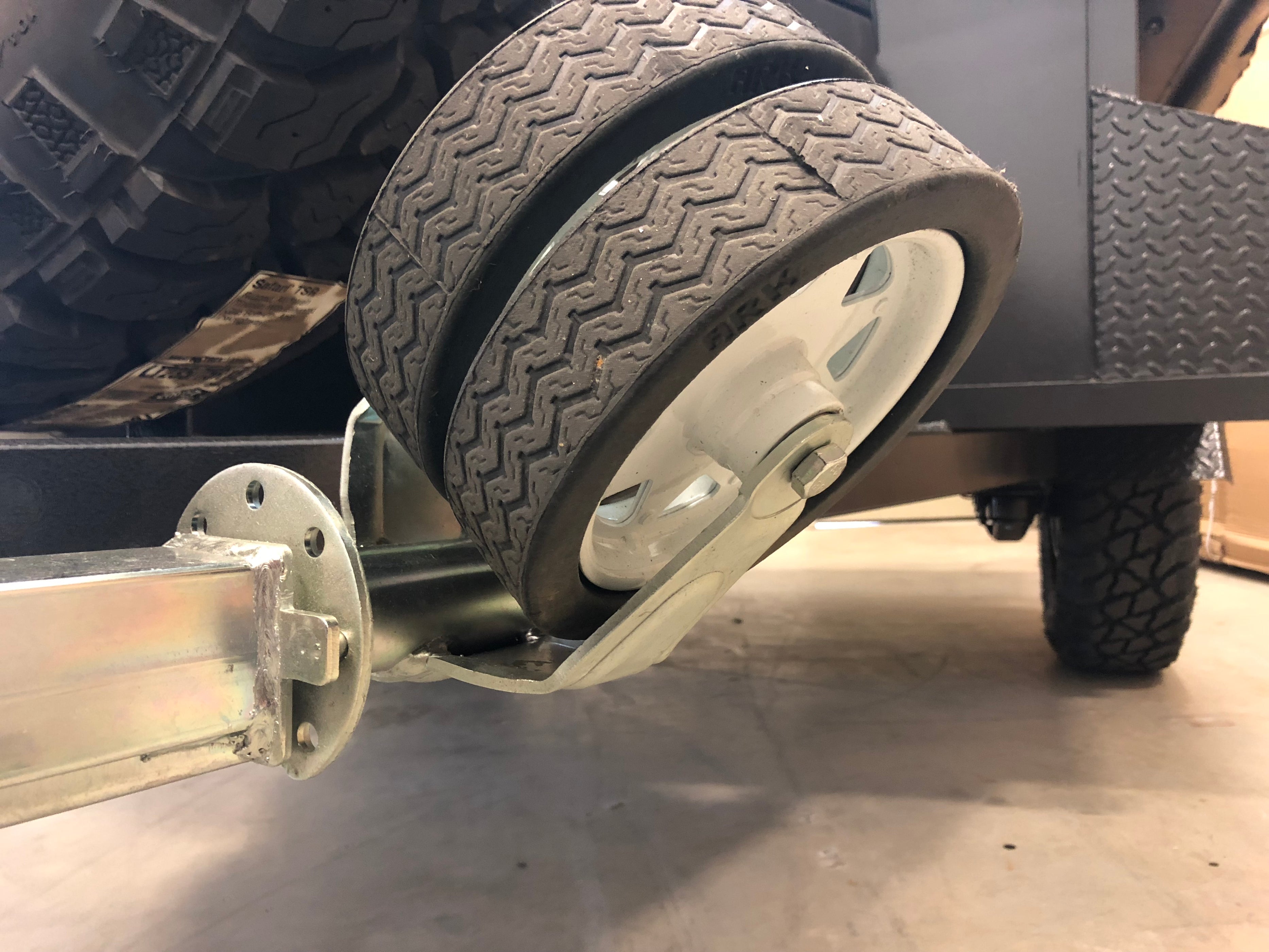 XO500 Off Road Trailer Jockey Wheel — Bushranger Trailer Gear