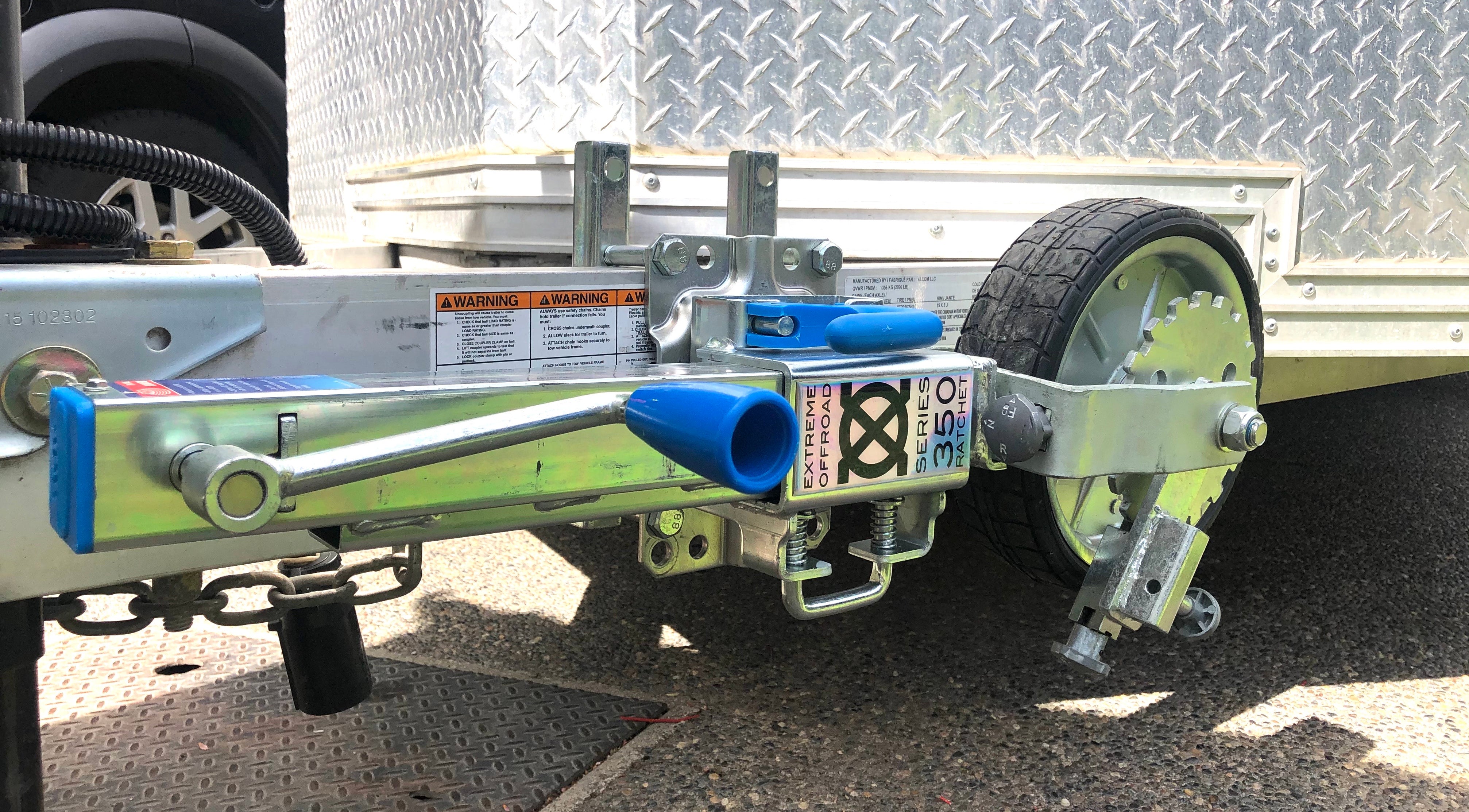 XO350R Off Road Trailer Jockey Wheel — Bushranger Trailer Gear