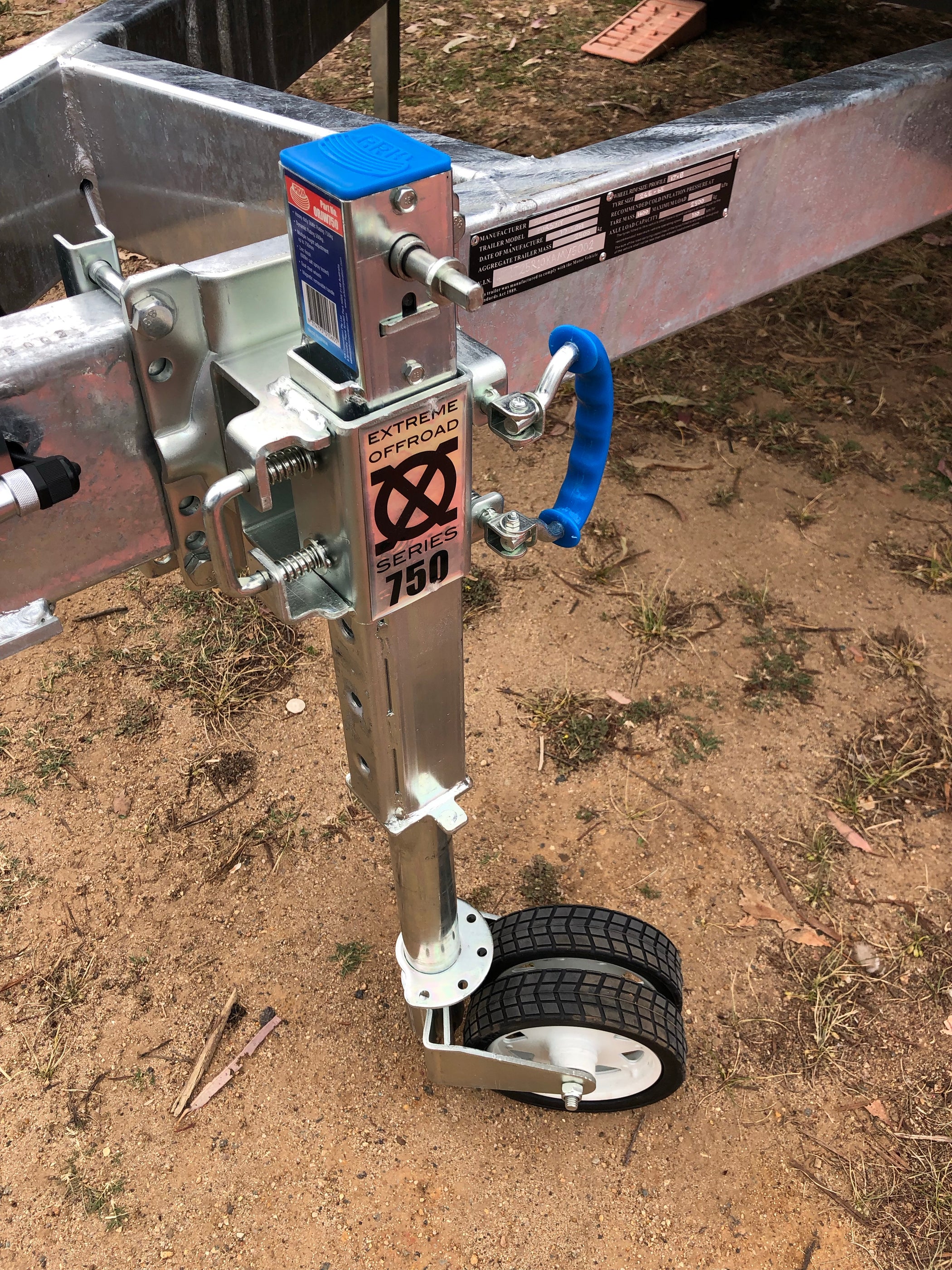 XO750 Offroad Trailer Jockey Wheel — Bushranger Trailer Gear
